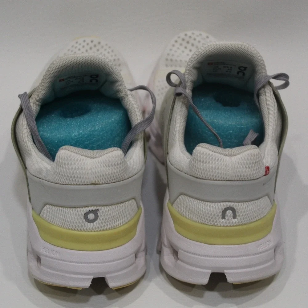 On Running Cloudswift Running Shoes Womans‎ 8.5 White Yellow Lace Up Athletic
